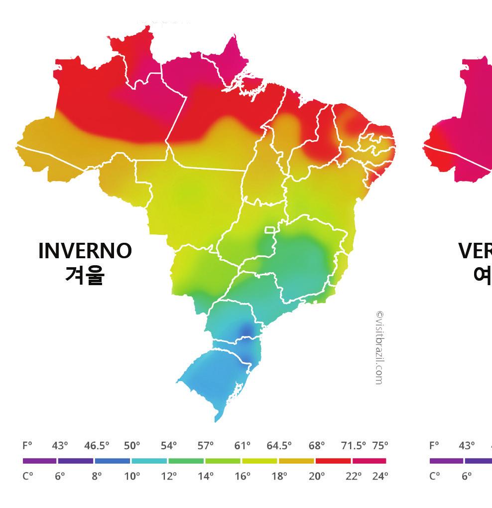 2.8 내일의날씨알아보기 브라질대부분은열대성기후를가지고있으나,