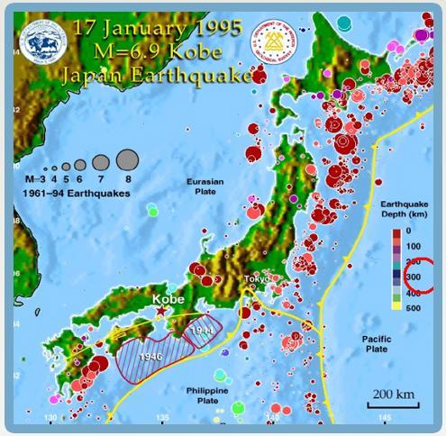 지진피해사례 일본고베지진 발생시기 1995 년 1 월 16 일 20:46:52.