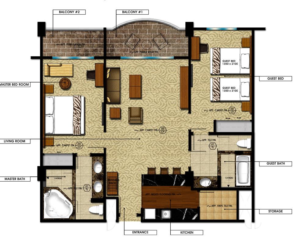 더블룸 + 거실 110m 2 /33평 13 50 2 Bed Room Suite Ocean BSO 27 Spa Suite King Garden(Cebu Size) SPCG 1 세부스윗 + 스파용베드 Spa Suite king Ocean (Cebu Size)