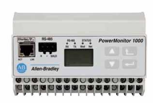 PowerMonitor 1000 에너지관리와에너지비용에대한이해는오늘날생산재시장의핵심과제가되었습니다. Allen-Bradley Bulletin 1408 PowerMonitor 1000은부하프로파일링이나비용할당, 에너지최적화가필요한애플리케이션에적합한비용효율적인에너지모니터링장비입니다.