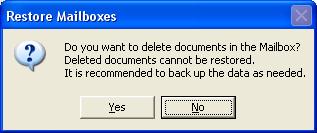Delete Mailbox Documents in the Device