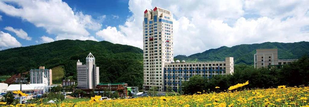 Phoenix Pyeongchang 휘닉스평창 Phoenix PyeongChang is an integrated resort comprised recreation facilities, such as a Snow Park, Hotel & Condo, Phoenix Country Club, and the Phoenix Blue Canyon (water