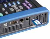7 다양한용도 PW3198 의편리한기능 SD 카드로대용량기록 데이터를대용량 SD 카드에기록한후 PC 에전송하여전용소프트웨어로해석할수있습니다.