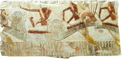 Mentuemhat 무덤의부조 Relief from the Tomb of Mentuemhat, 제25-26 왕조시대, 기원전 656년 테베의책임자였던당대최고의권력가 Mentuemhat 의무덤에서나 온것이다. 그는아문신과몬투신사제집안의일원이자아문신의 네번째사제로요직을두루맡았다. 아마도당시최고의화가를고 용해이그림을그리도록했을것이다.
