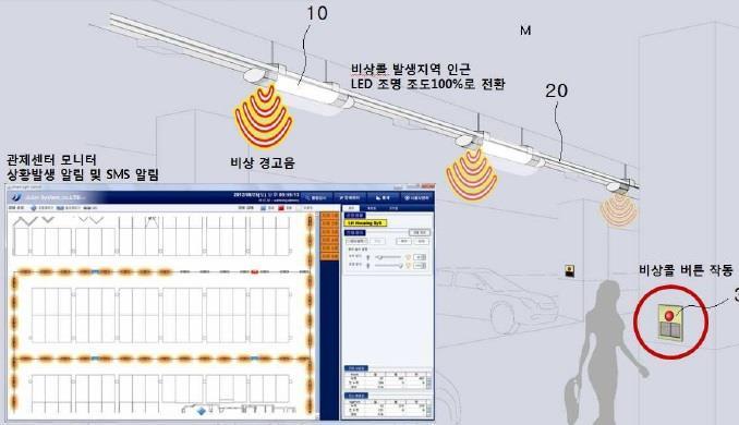 주차구역구분 방송 [