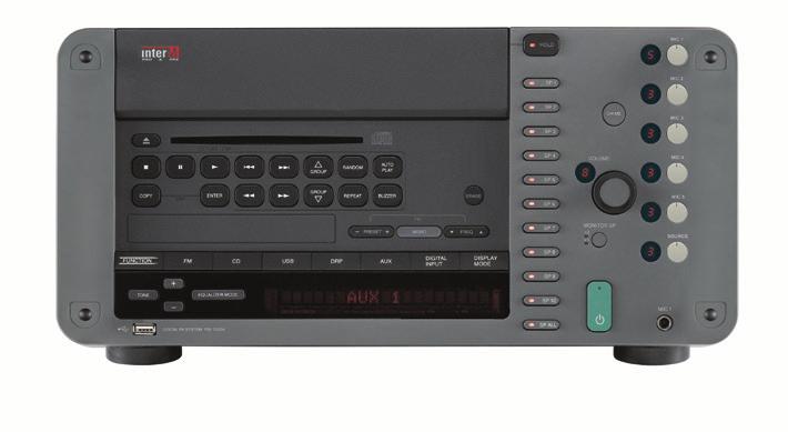 앰프 IM-PAC-5300 Digital 2BUS PA Combination system - 이원화방송시스템 2 채널의고출력파워앰프가내장 - DIGITAL PROCESSING & DIGITAL AMPLIFIER CLASS-D Amplifier 를채택하여전체중량과소비전력, 동작시온도상승개선 - 다양한음원 (Source) FM 튜너와