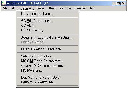 -Instrument GC Edit Parameters.