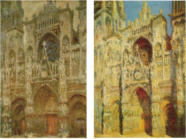 1892 Rouen Cathedral 1893 Rouen Cathedral 그림 양 광선을 이용한 극적 효과를 활용하는 바로크 회화들 빛의 변화에 따른 사물의 시각화를 추구한 인상파 시대를 통해서 인간과 태양과의 관계에 대한 관심도 높아지게 되는 역사적 특성이 있었다 의 대기를 불안정하게 만들었고 이러한 불안정성의 증대는 주요인으로 온실가스 등의 발생으로