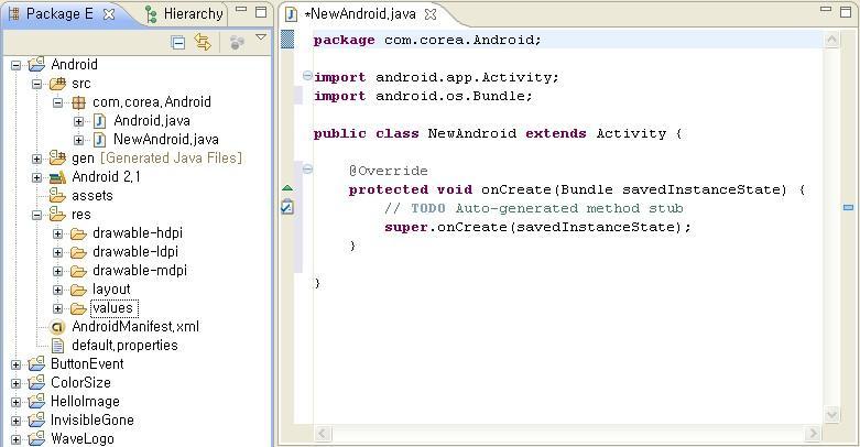 자바파일추가 53 (4) New Java Class'