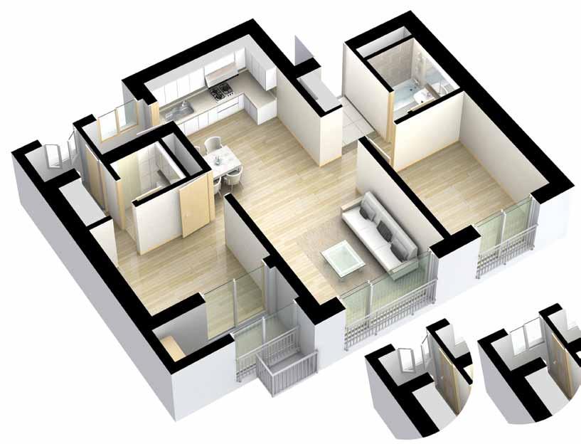 단위세대평면도 아이소 Unit Plan 세대공급면적 실별면적 Key Map A.9600A / 세대 전 용 면 적 주거공용면적 기타공용면적 주 차 장 면 적 계 약 면 적 발코니계 발코니면적.