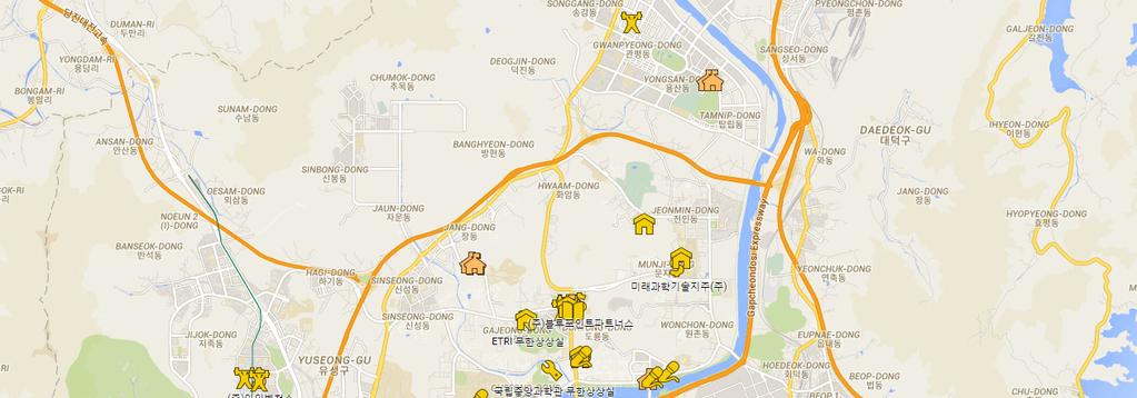 50 지역별기업가정신실태비교 [ 그림 2-2-9] 대전지역의창업생태계지도 - 주요운영주체 자료 : 송정현 (2016.