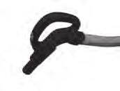 Attach the telescopic tube to the hose handle (to remove it, press the lock button and pull the hose