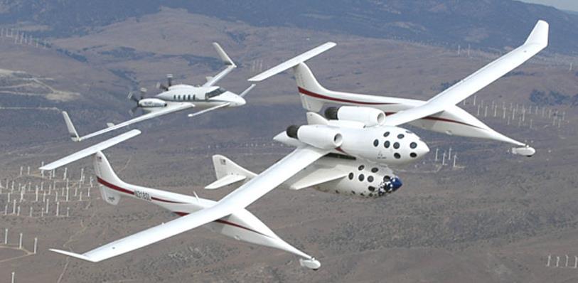 Spaceshipone 지상 24Km