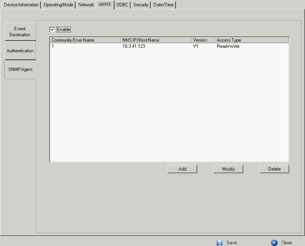 SNMP 에이전트 SNMP 에이전트를사용하면웹사이트에서다운로드한 MIB 파일을사용하여 MIB 브라우저를통해대부분의장치관리설정을구성할수있습니다.