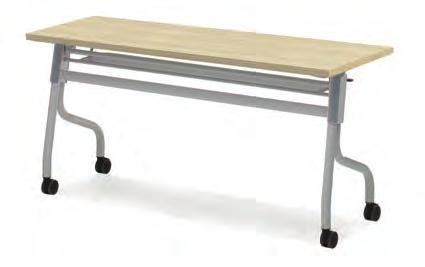 725 < 접이식테이블가림판有 ( 우레탄상판 ) Foldable Table with Modesty