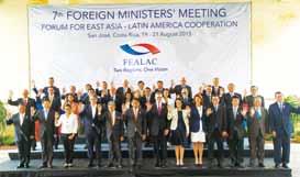 (6) 제 6 차외교장관회의 (2013.6.13~14, 인도네시아발리 ) 참석자 : FEALAC