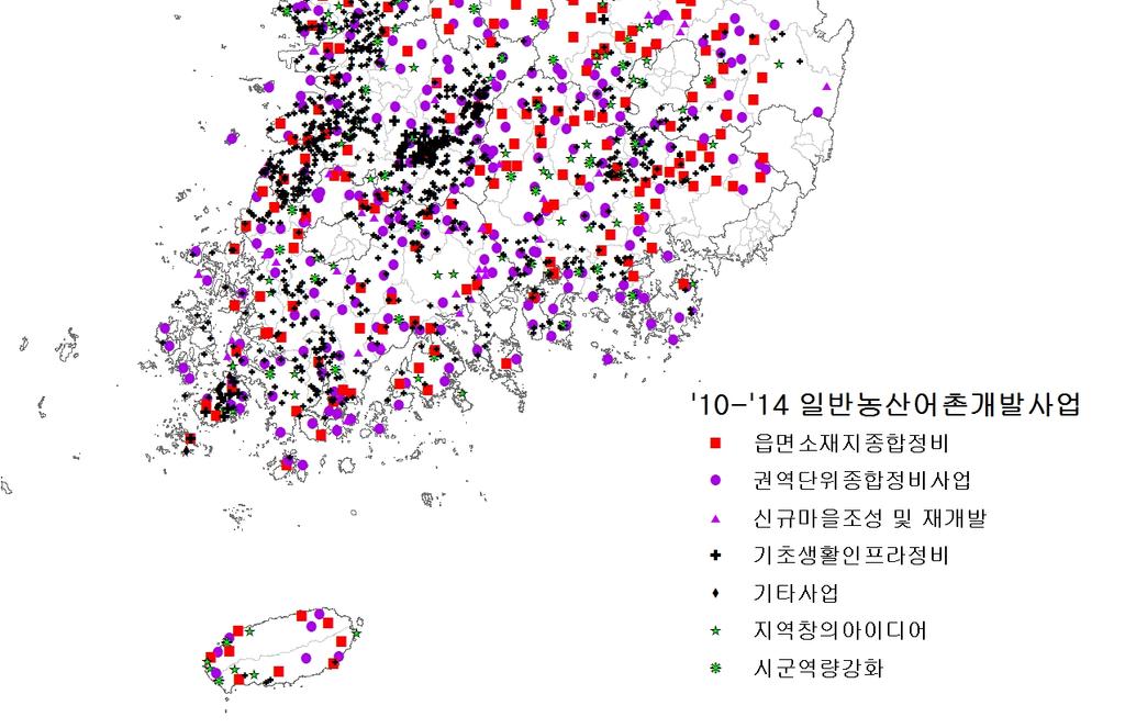 자료 : 농산어촌지역개발업무지원시스템 (www.rasie.go.