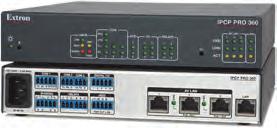 IP Link Pro 제어프로세서 IPCP Pro 360 IP Link Pro 제어프로세서 Extron IPCP Pro 360 은전용 AV LAN 포트 3 개와표준이더넷포트 1 개를갖춘고성능제어프로세서입니다. 제어프로세서는외부장치에 PoE+ 를제공하여추가전원공급장치가필요없습니다.