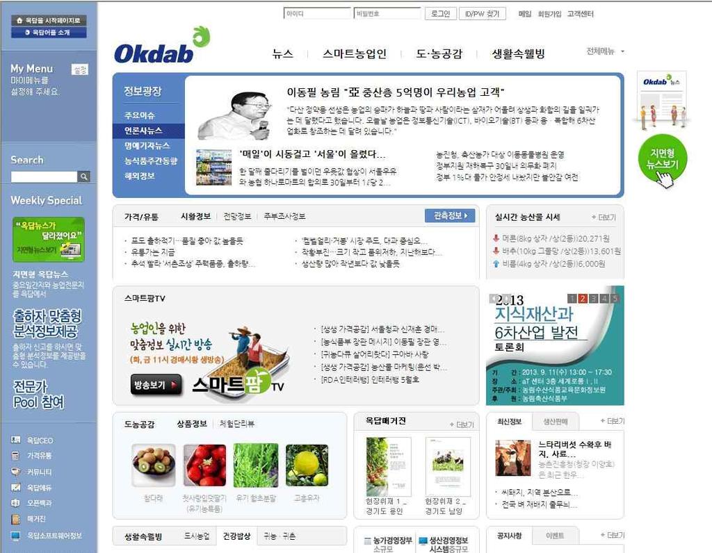 2013 년농림축산식품사업성과평가 < 그림 2-1-1> 옥답 (okdab.com) 과옥답 CEO(okdabceo.