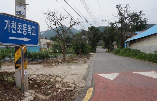 마진바위 천내 가내바위 구재마을냇가