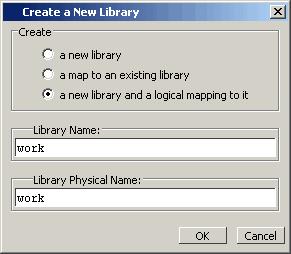 A. File>New>Library 를선택합니다 Figure 3-1. The Create a New Library Dialog Box B.