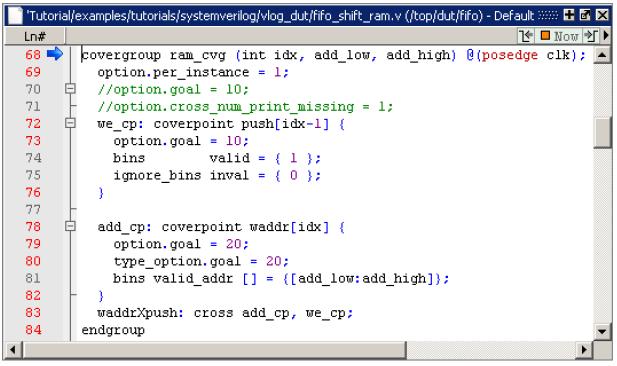 Source Code for ram_cvg Covergroup Interleaver level 은각레벨에대한별개의 RAM 주소범위와단일 RAM 을사용하여 구현되기때문에,