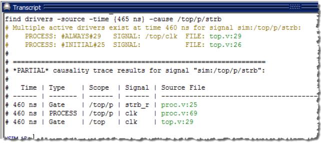 Figure 9-23. Result of Trace in Transcript Path Details 를보기위해서는아이콘을클릭합니다.
