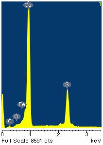(1) spectrum (2) spectrum (3) spectrum [ 그림 1] 동제병 1 의 EDS spectrum 2) 동제병 2. 미세조직관찰결과균질한 α상이대부분의영역을차지하고있으며공성상인 α+δ가부분적으로확인되며, 검정색및회색개재물이분포하고있다.