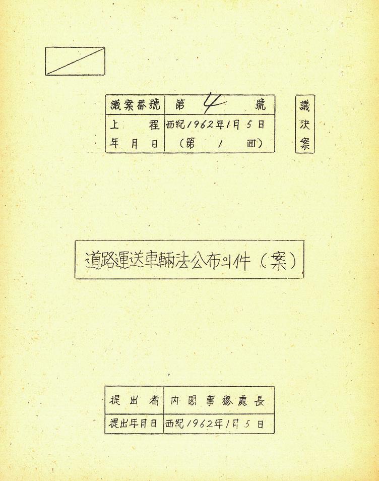 또한자동차운송사업의종류를여객자동차운송사업 화물자동차운송사업으로구분하고, 자동차운송사업을경영하고자하는자는사업의종류별로노선또는사업구역에따라교통부장관의면허를얻도록하였다.