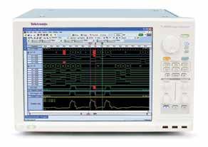 90 Logic Analyzer TLA6400 시리즈 로직애널라이저 가격대비성능에있어서혁신적인디지털디버그솔루션 TLA6400 시리즈로직애널라이저는디지털시스템의기능을디버그, 검증, 최적화하는데필요한성능을가장경제적인가격으로제공합니다. 또한포착하기어렵고찾기힘든문제를신속하게격리, 식별, 특성화할수있는포괄적인신호무결성디버그툴세트를제공합니다.