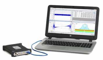 68 Spectrum Analyzer RSA306B 휴대용 USB 스펙트럼분석기 완전한기능을갖춘스펙트럼분석기의가격이기존스펙트럼분석기의절반이하의가격입니다. 이스펙트럼분석기는무게가단 0.6kg(1.65 파운드 ) 밖에되지않는소형제품으로, 벤치공간을적게차지하고손, 가방, 포켓또는도구벨트에손쉽게보관할수있습니다. 강력함 - 실시간분석기능을제공하고 9kHz ~ 6.