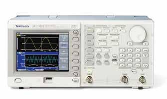 95 AFG3000C 시리즈 임의함수발생기 탁월한성능, 다기능성, 사용편의성 최신설계는테스팅할때다양한테스팅신호를요구하기에종종복잡하고귀찮다고느낄수있습니다. 12 개의표준파형, 임의파형기능, 신호감쇠옵션을갖춘 AFG3000 임의 / 함수발생기시리즈는단일측정장비에서많이사용되는매우다양한애플리케이션을지원합니다. 동급최고의성능으로신호의정확한재현을보장합니다.