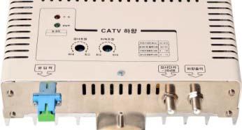 Ⅳ-4. 주요장비및특징 시스템구성주요장비 품명 Optical Node Unit Specification I T E M RECEIVER CHARACTER TRANSMITTER UNIT 제품사진 운영파장 1310 1550 nm 광입력 -2~2 - dbm 광특성 반사손실 45 45 db 광출력 - -4~5 dbm 광컨넥터 FC / APC or SC / APC