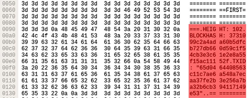 두번째블록의번호는역시 102이고, 해시값은 1077-이며, 트랜잭션 TXID는 69d0-로실험에서보인값과일치한다. 4.3.4 탐지시간오버헤드본논문에서제시한탐지알고리즘을실행하는데소요되는시간오버헤드는 이다.