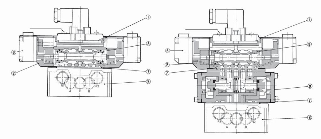 VP7-8-FIG-D-/ Pressure Center VP7-8-FPG-D- ( Exhaust
