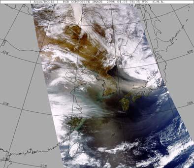 SeaWIFS 와 MODIS 칼라(RGB)