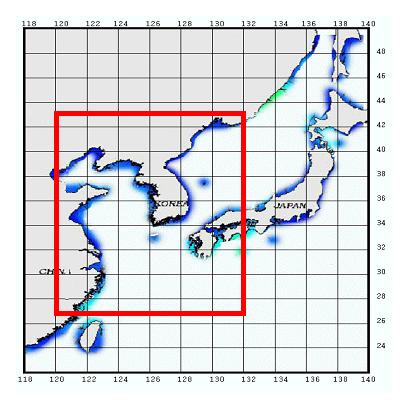 제6장 기상정보화 2.4 영역기상방송 2.4.1 영역기상방송운영 기상통신소는 WMO 에서지정한한국연안, 츄산( 중국), 나가사키및가고시마( 일본) 등의해역과동남아해상을포함한캄차카반도를항해하는외항선박과어선에기상정보를제공하고, 세계기상통신망(GTS) 의보조통신수단으로인근국가간의기상관측자료교환을위한영역기상방송을실시하였다.