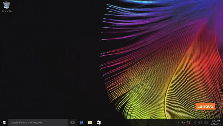 2 장. Windows 10 사용시작 작업표시줄의작업보기 Windows 10 에서새바탕화면을추가하고다른바탕화면으로전환할수있습니다.