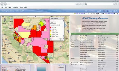 2 Esri Maps for Cognos IBM Cognos BI(Business