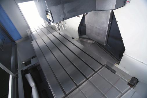 고생산성 기계가공능력 Face mill_carbon steel (SM45C) ø80 Face mill (6Z) 절삭량 570 cm 3 /min 주축속도