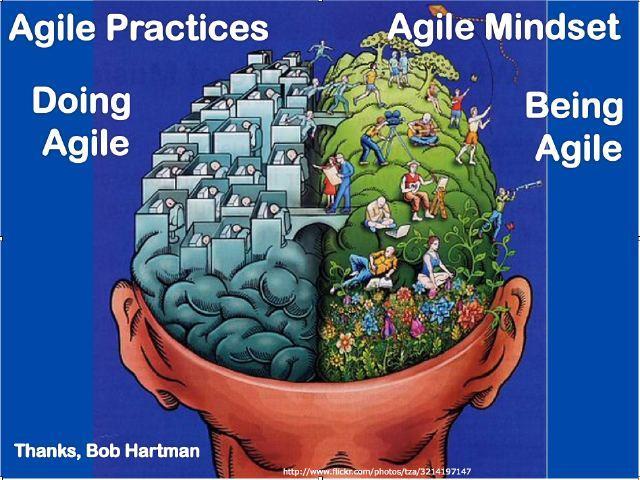 Being Agile Source : Doing Agile Isnt