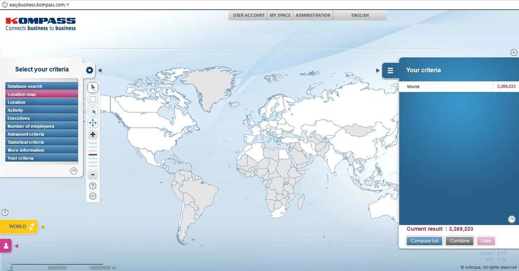 www.kompass.com 을활용한전략 2. Kompass 검색을통한가능바이어접촉 국가별선택 + 취급품목 + 활동 ( 수입, 수출, 유통, 제조.