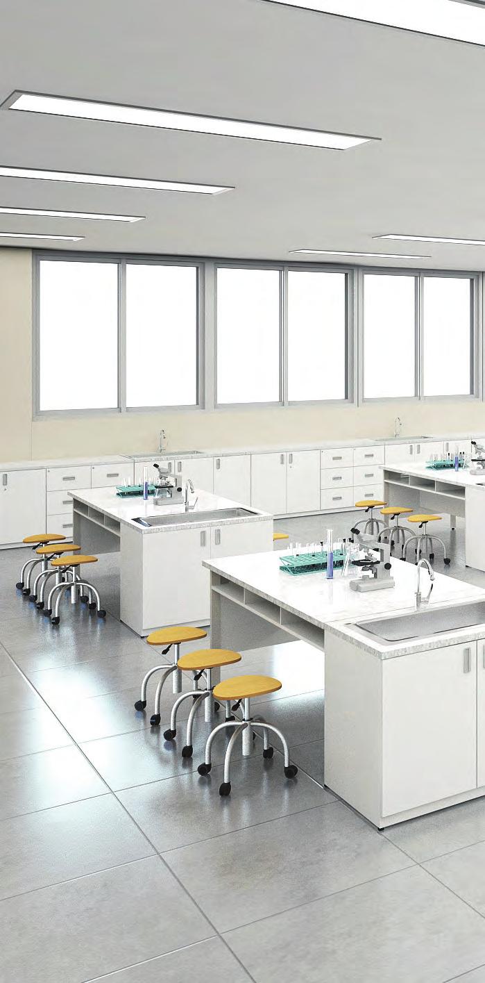 LABORATORY 실험실가구시리즈 안전하고쾌적한과학실험실의설계로미래의과학을여는실험실가구시리즈.