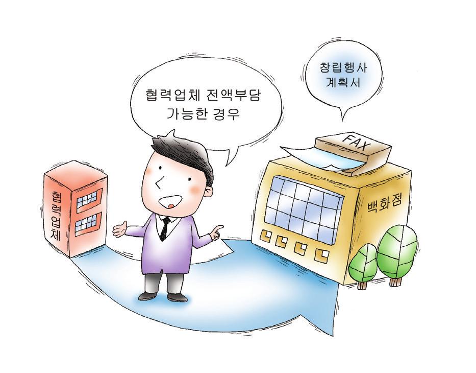 2. 대규모유통업법 ❹ 협력업체전액부담이가능한판매촉진행사는?