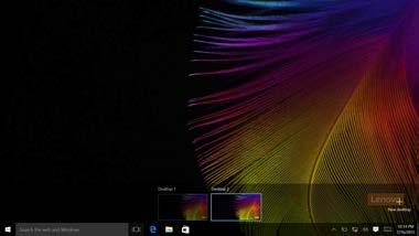 2 장. Windows 10 사용시작 New desktop( 새데스크톱 ) 을선택합니다.