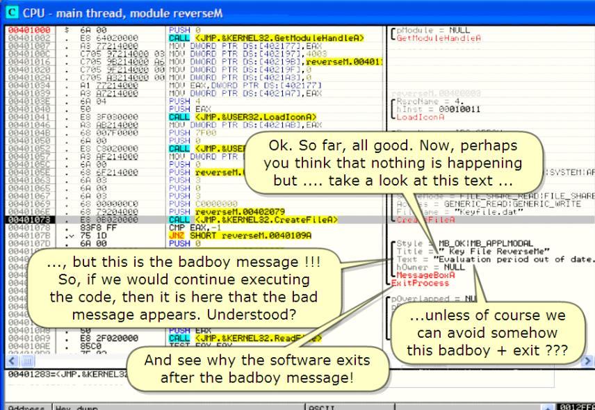 20120328_lena 한글페이지 24, but this is badboy message!!! So, if we would continue executing the code, then it is here that the bad message appears. Understood? 그러나이것은 badboy message!