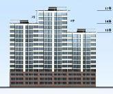 < 동일주거동내의층수변화예시> 공동주택용지 건축물에관한사항 건축물형태및외관등 주거동의입면적 - 주거동의입면적은 3,500 제곱미터 (25층이상은 4,000 제곱미터 ) 이하가되도록건축하여야하며, 주거동의입면적에대한사항은시행지침 제1편제1장제11 조제5항 ( 건축물의입면적) 의기준에따른다.