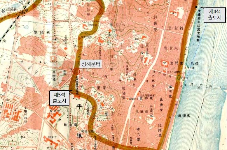 古蹟調査特別報告第 5 冊 ), 地圖第 5 의부분 ;