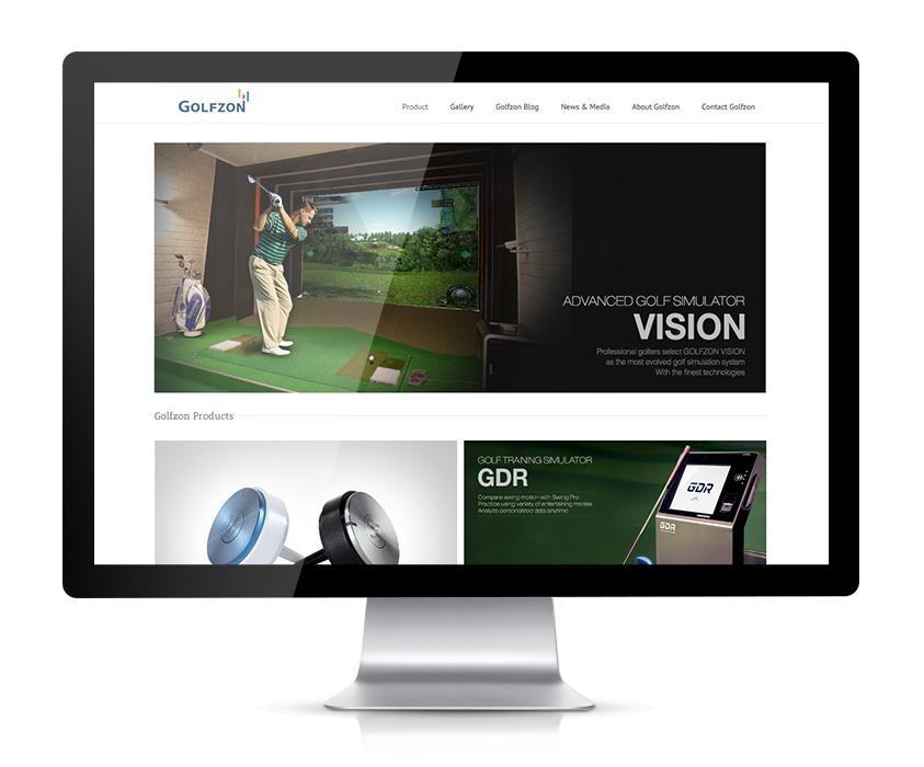 III. 수행실적 Golfzon 글로벌온라인통합마케팅운영대행 Objective 해외진출기반및확대를위한글로벌검색엔진최적화홈페이지를구축하고골프존의 Golf Simulator, VISION,