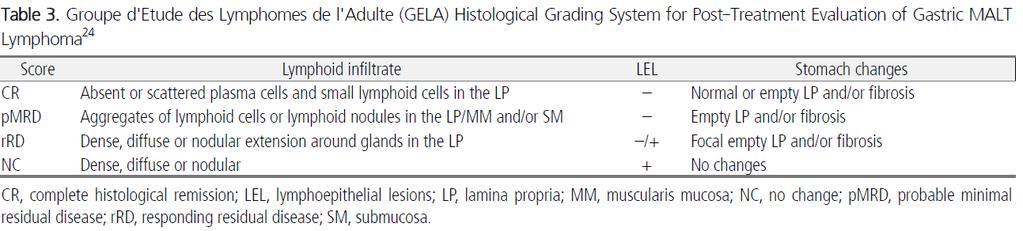 Post Treatment Evaluation GELA staging system 이라는것이소개되어큰혼란 - pmrd (probable minimal residual disease)